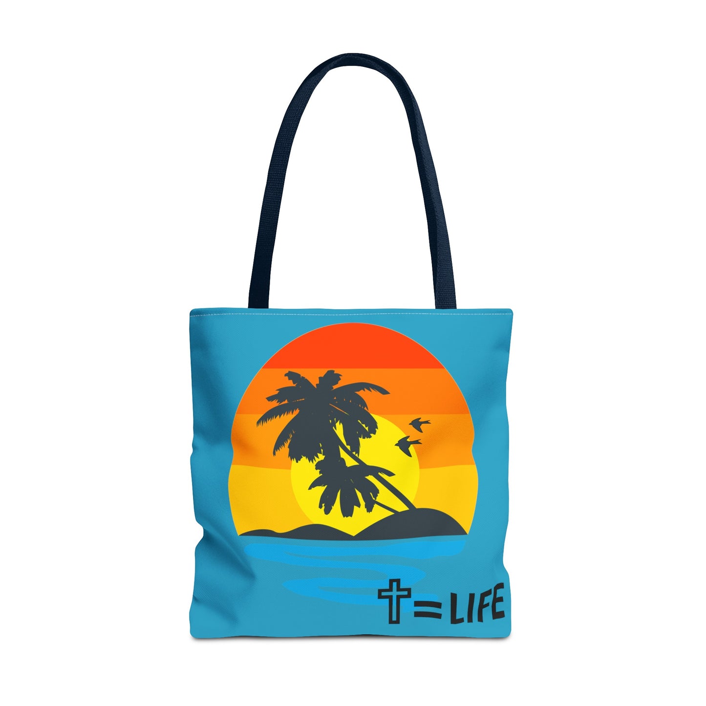 Cross Sunset Tote Bag