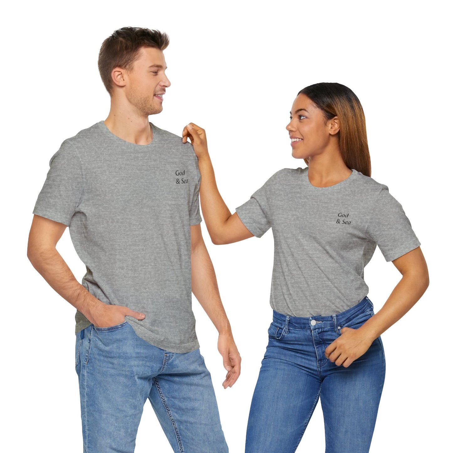 "God and Sea" Jersey Short Sleeve Tee Unisex