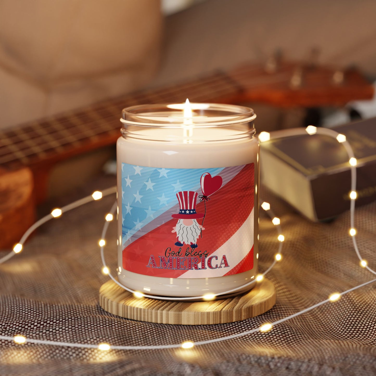 God Bless America Scented Soy Candle, 9oz