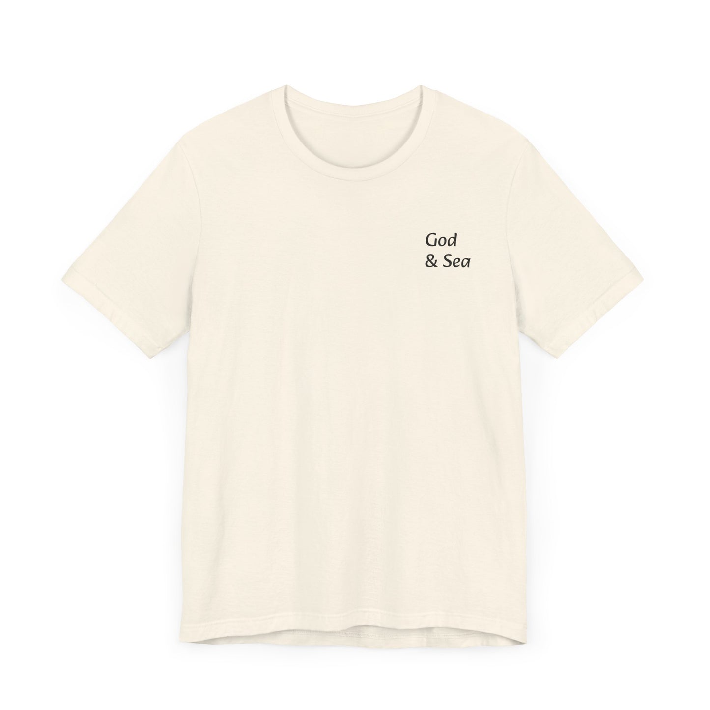 "God and Sea" Jersey Short Sleeve Tee Unisex