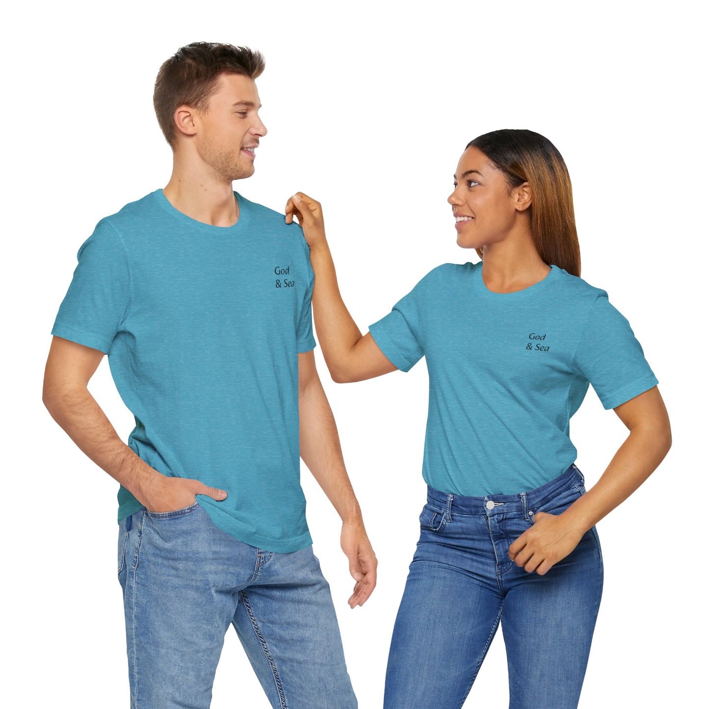 "God and Sea" Jersey Short Sleeve Tee Unisex