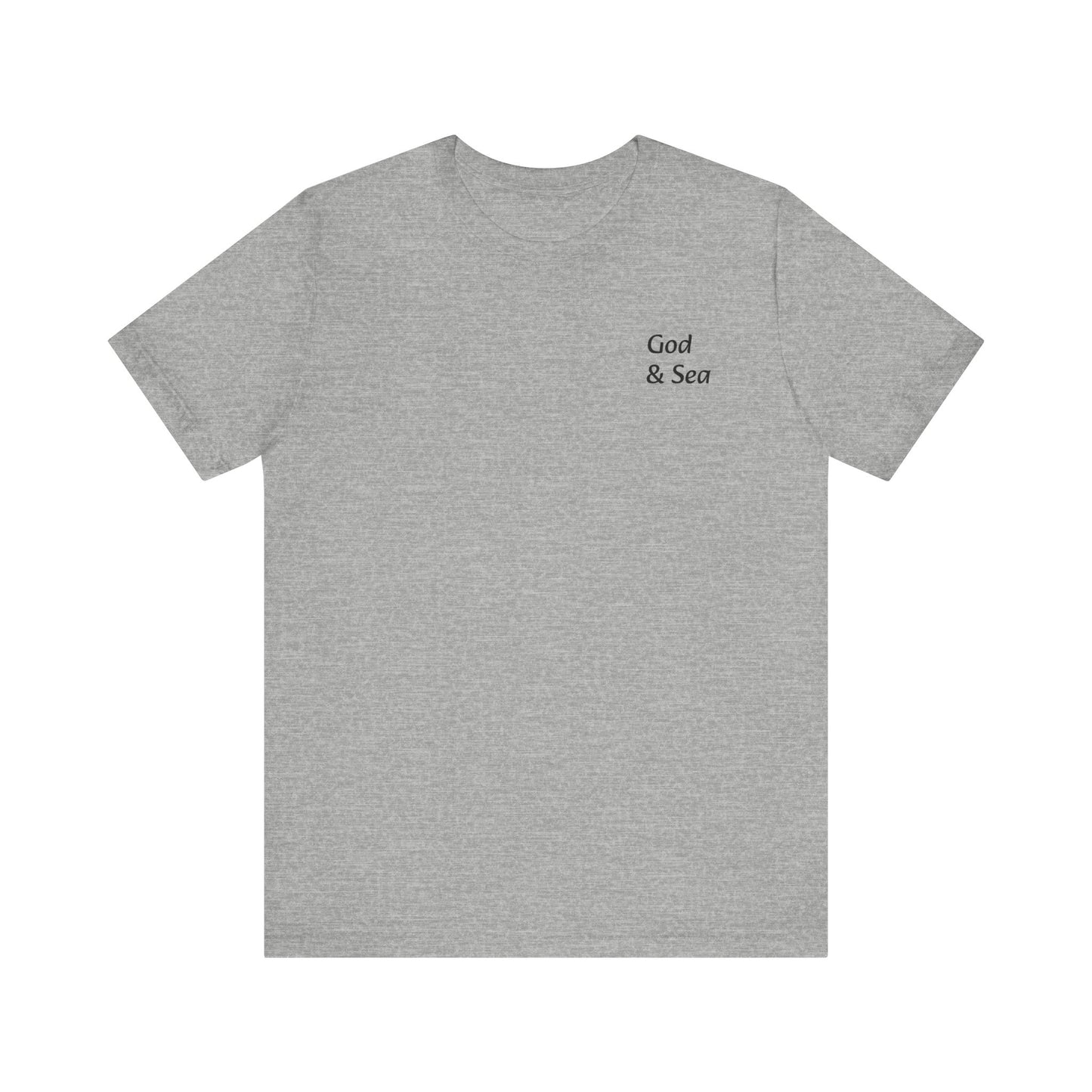 "God and Sea" Jersey Short Sleeve Tee Unisex