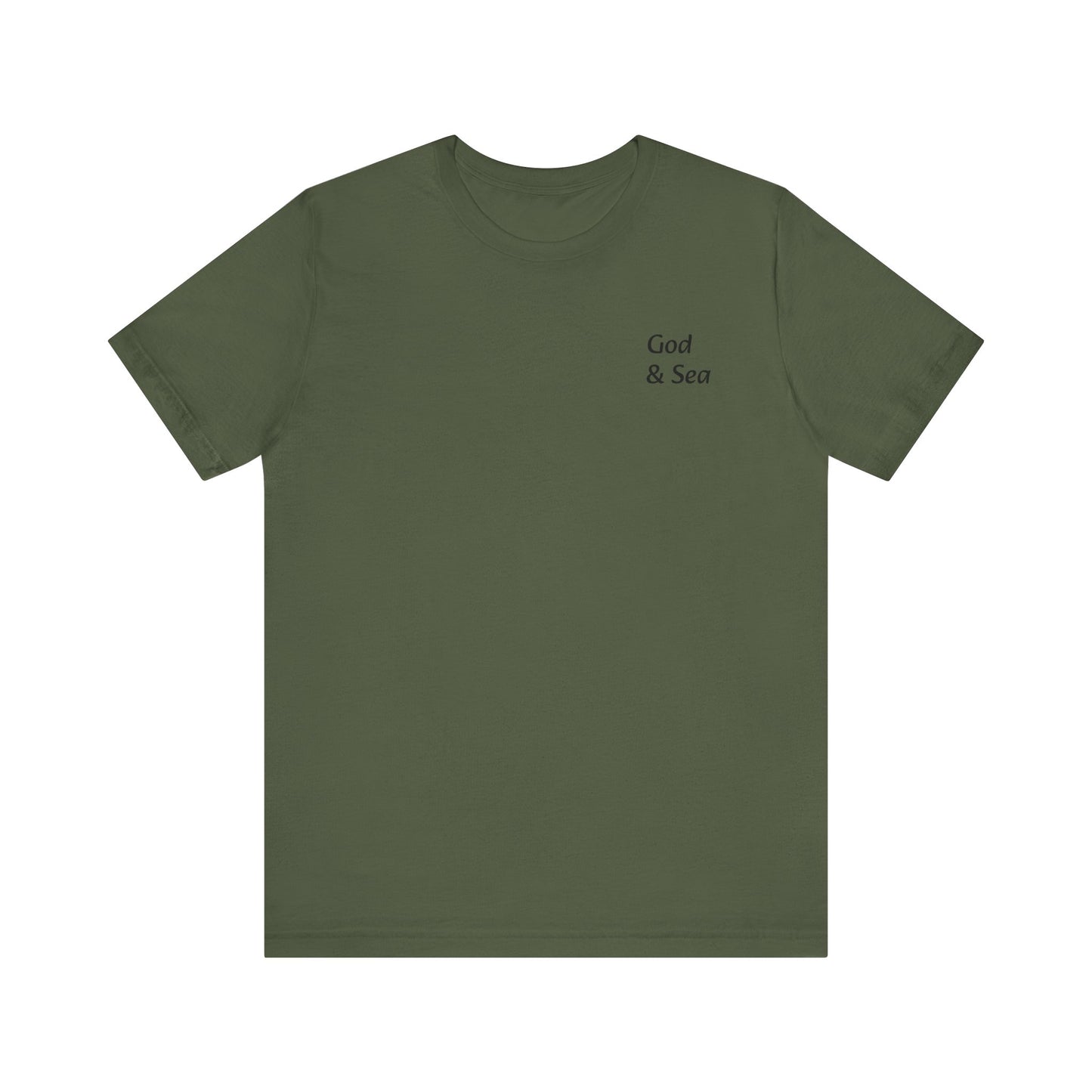 "God and Sea" Jersey Short Sleeve Tee Unisex