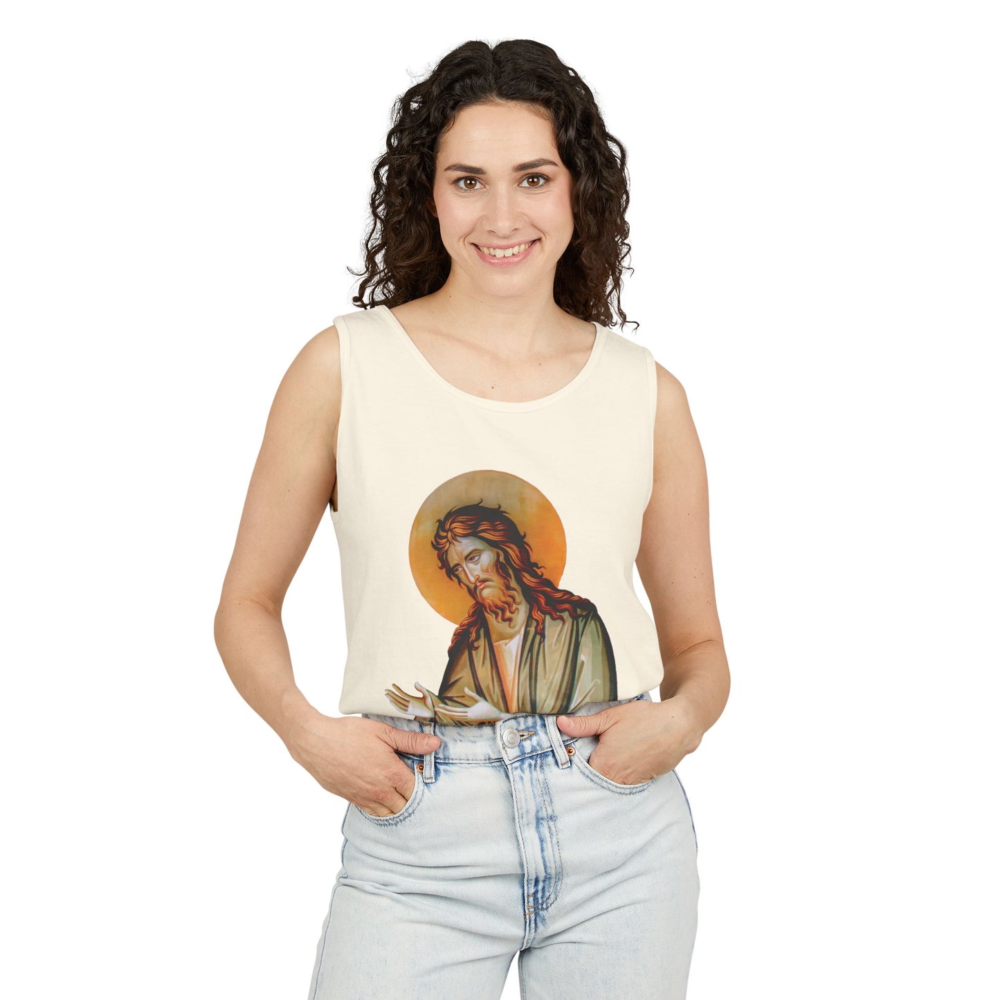 Unisex Faith Garment-Dyed Tank Top
