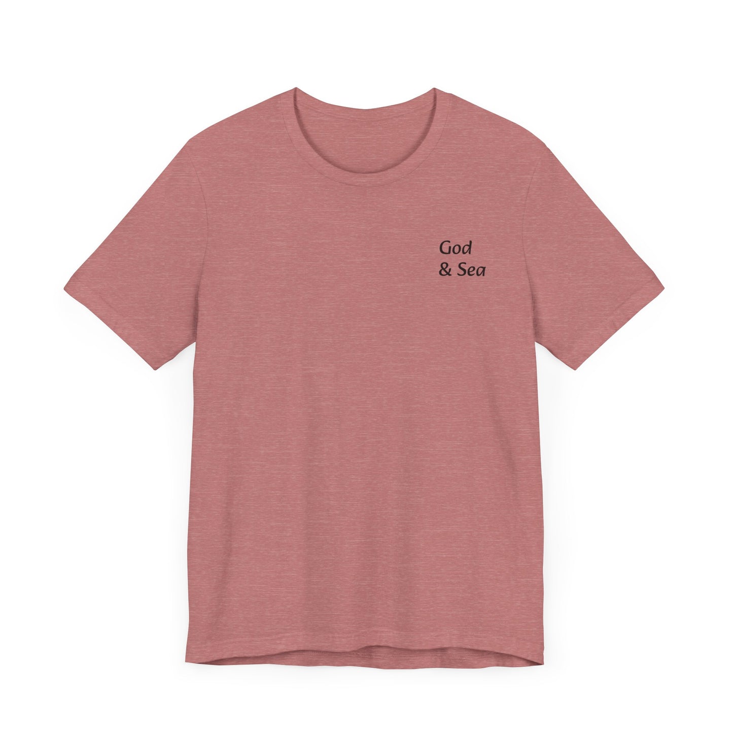 "God and Sea" Jersey Short Sleeve Tee Unisex