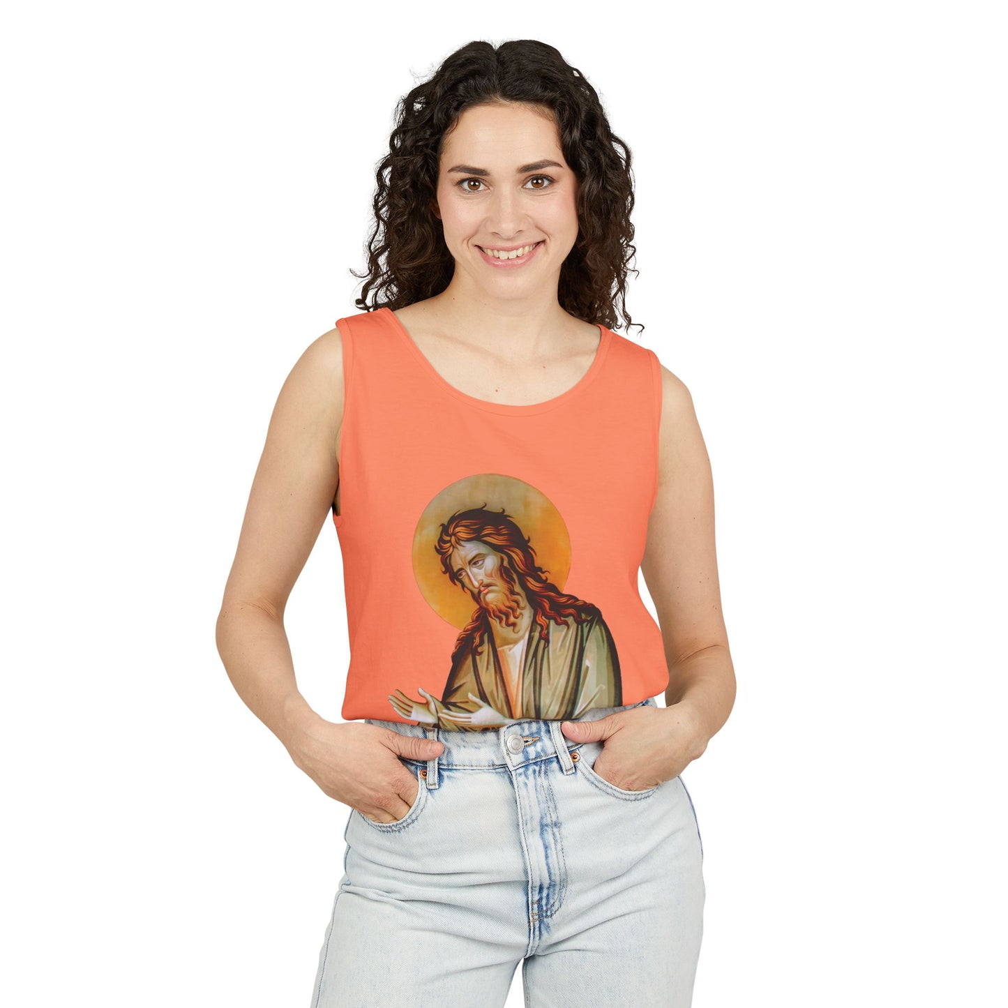 Unisex Faith Garment-Dyed Tank Top