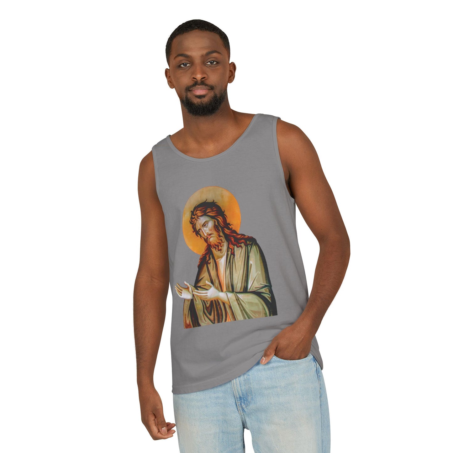 Unisex Faith Garment-Dyed Tank Top
