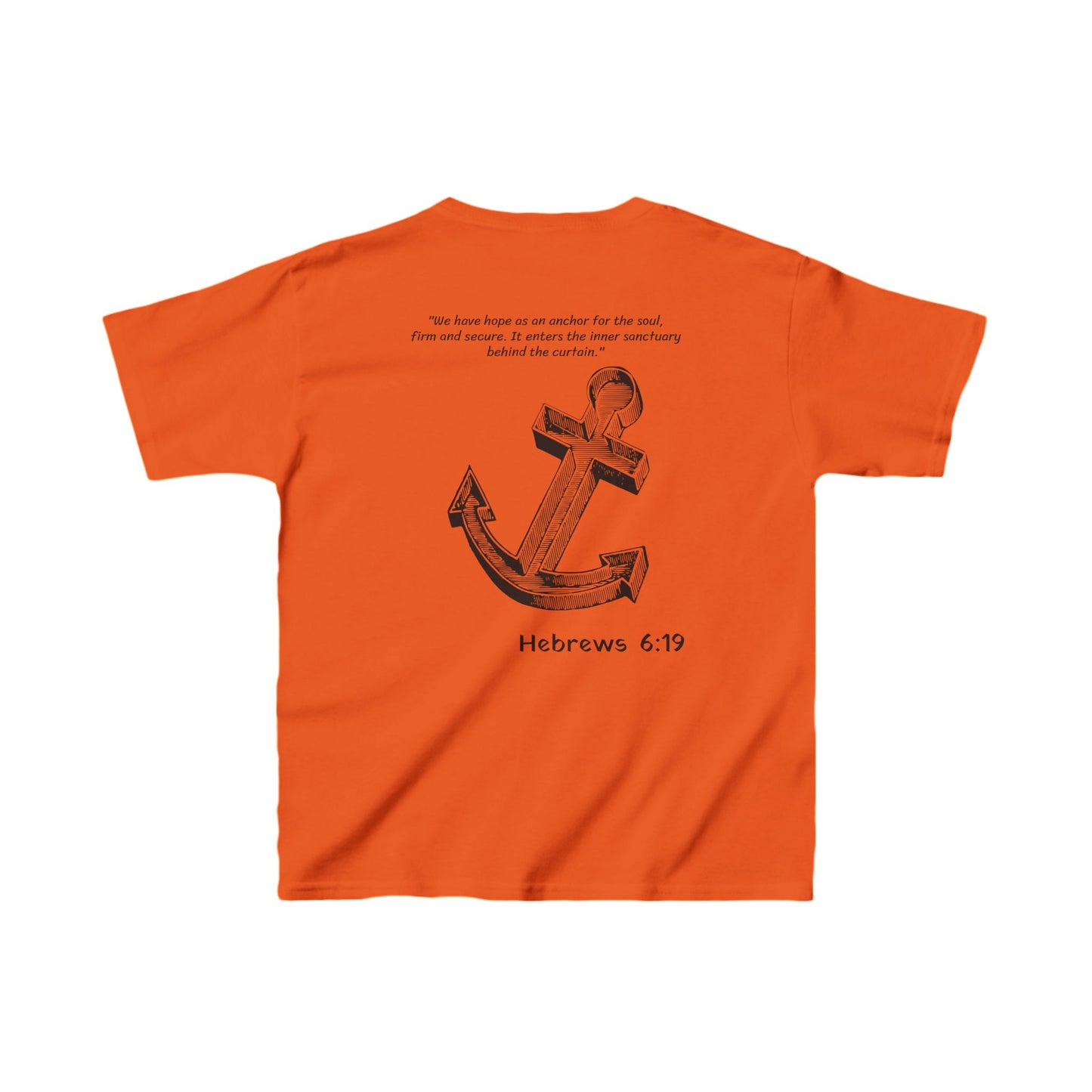 Kids "God is My Anchor" Heavy Cotton™ Tee