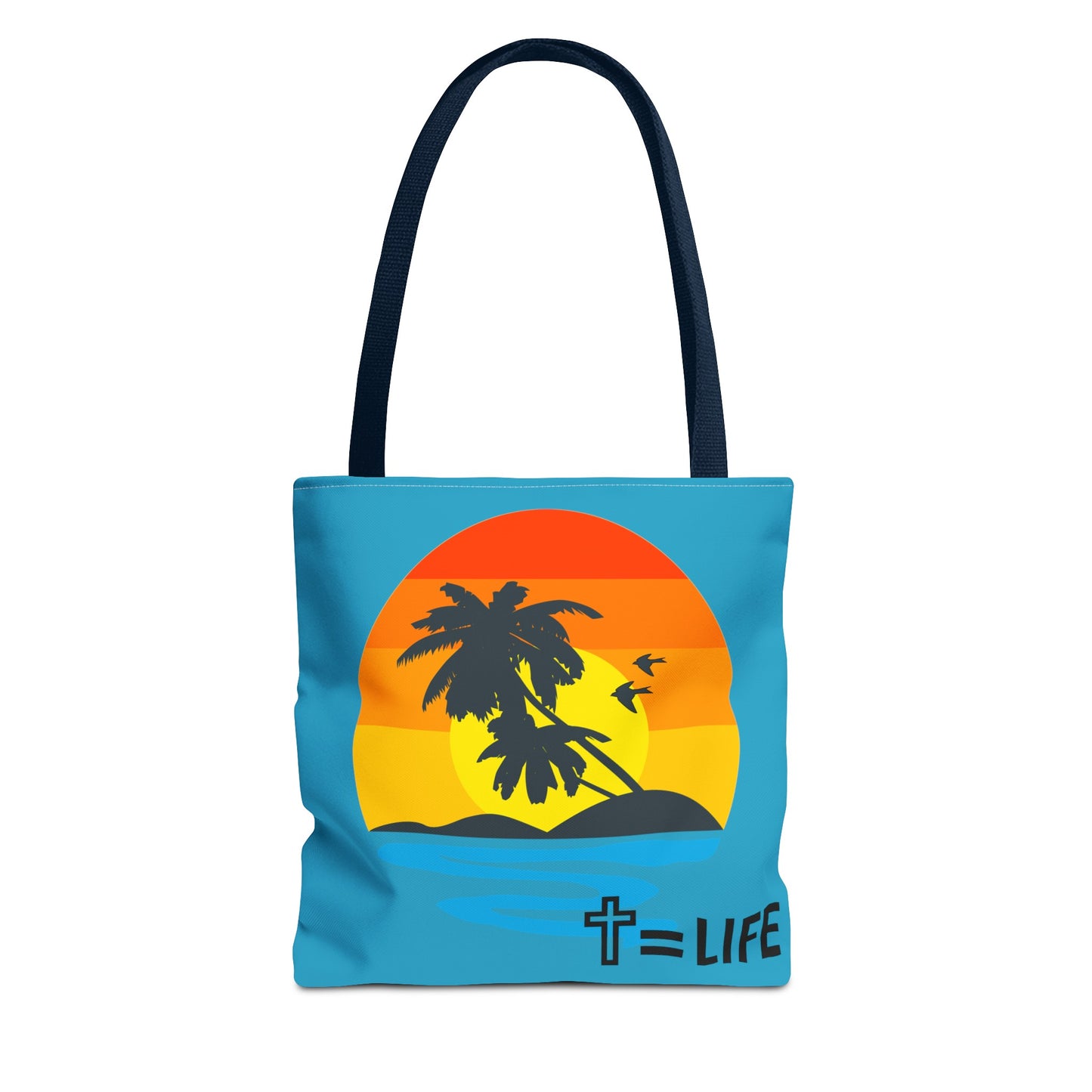 Cross Sunset Tote Bag