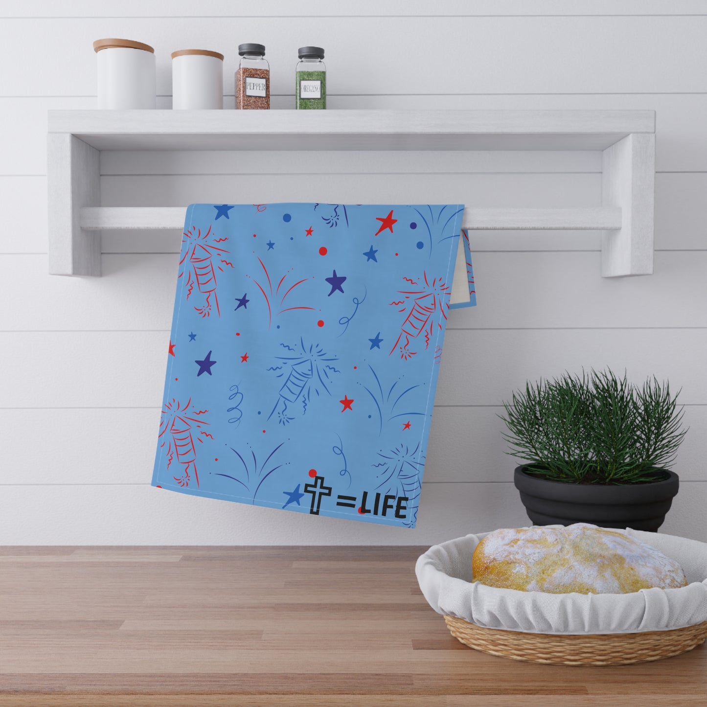 American Flag Kitchen Towel