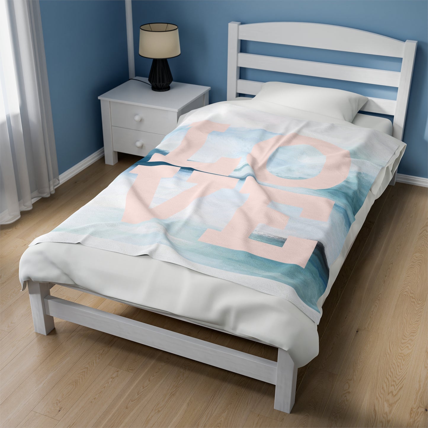Cozy Cross Velveteen Plush Blanket