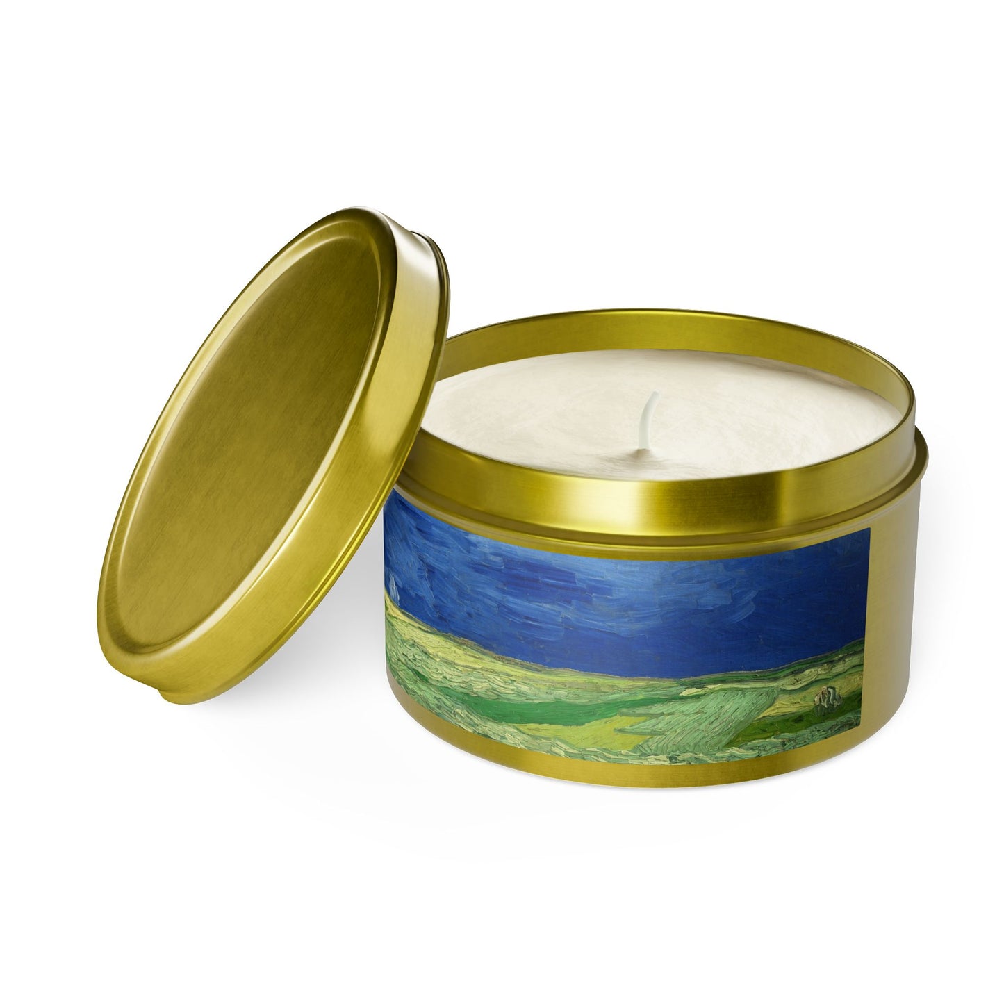 Cross Tin Candles