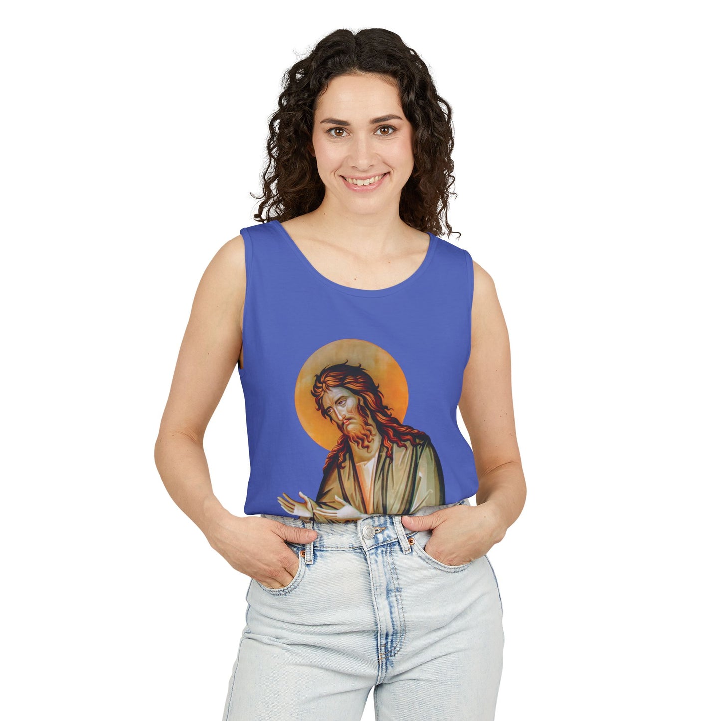 Unisex Faith Garment-Dyed Tank Top