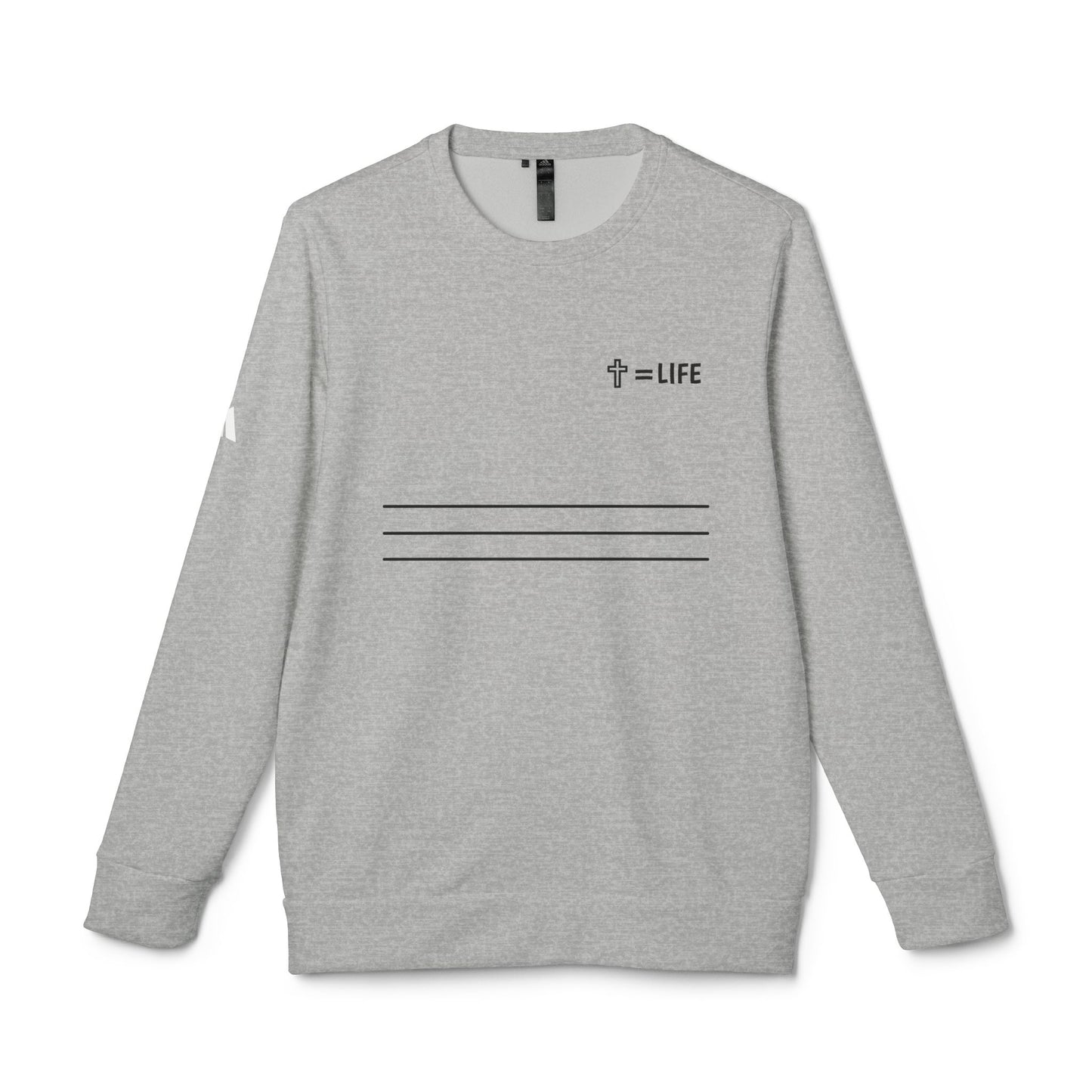 adidas® Unisex "Bread of Life" Fleece Crewneck Sweatshirt