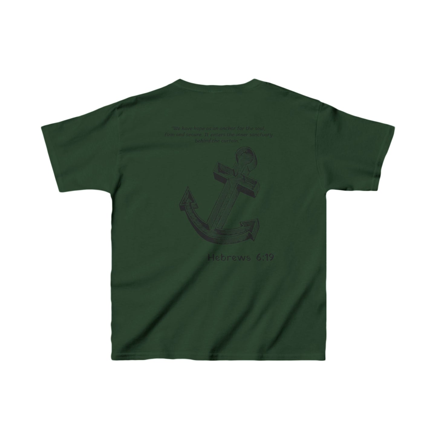 Kids "God is My Anchor" Heavy Cotton™ Tee