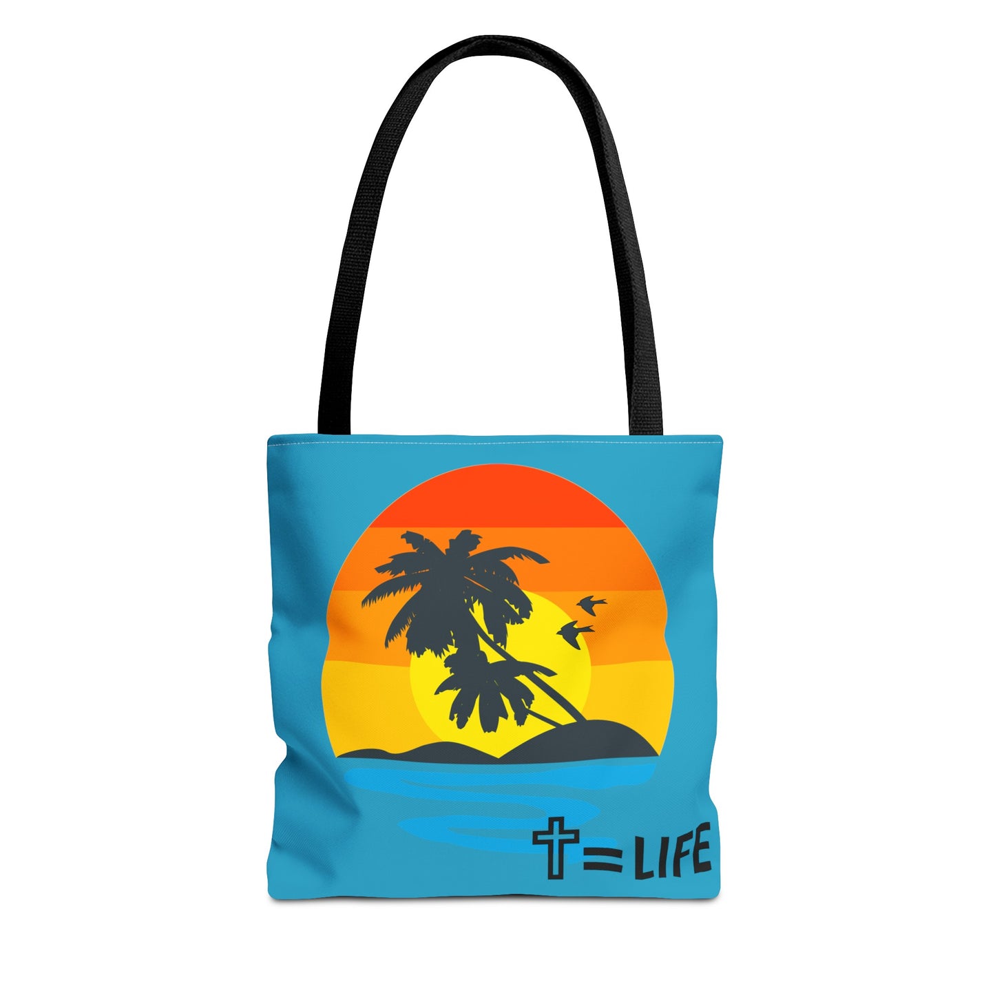 Cross Sunset Tote Bag