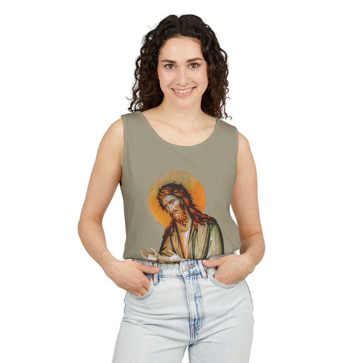 Unisex Faith Garment-Dyed Tank Top
