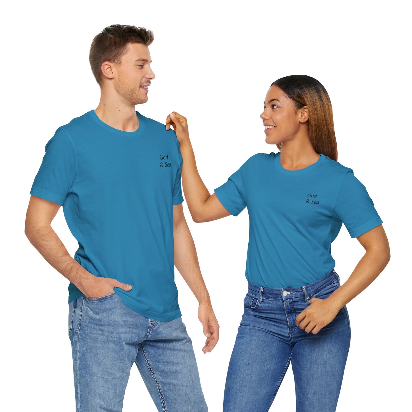 "God and Sea" Jersey Short Sleeve Tee Unisex
