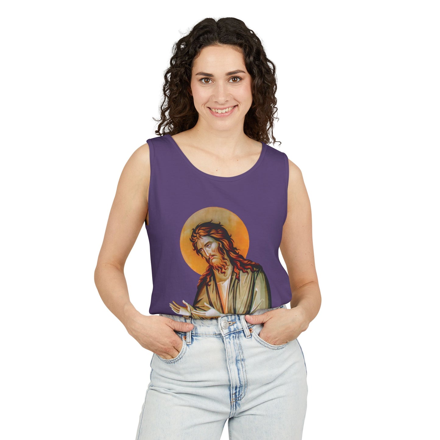 Unisex Faith Garment-Dyed Tank Top