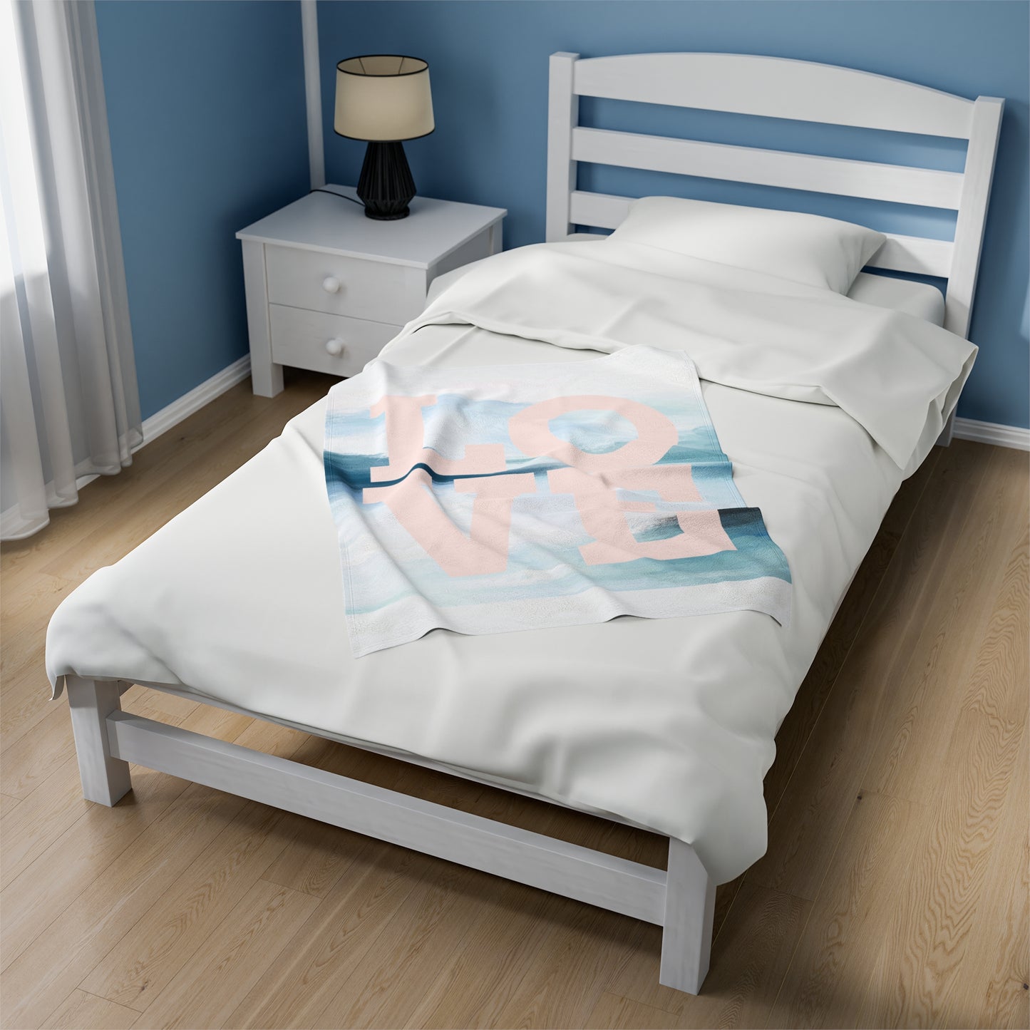 Cozy Cross Velveteen Plush Blanket