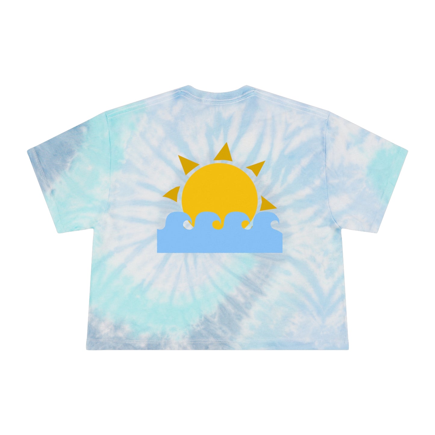 Women's Cross Tie-Dye Crop Tee