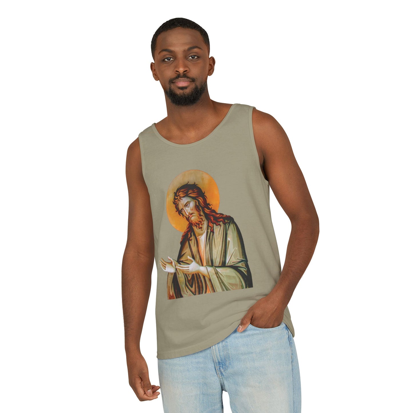 Unisex Faith Garment-Dyed Tank Top