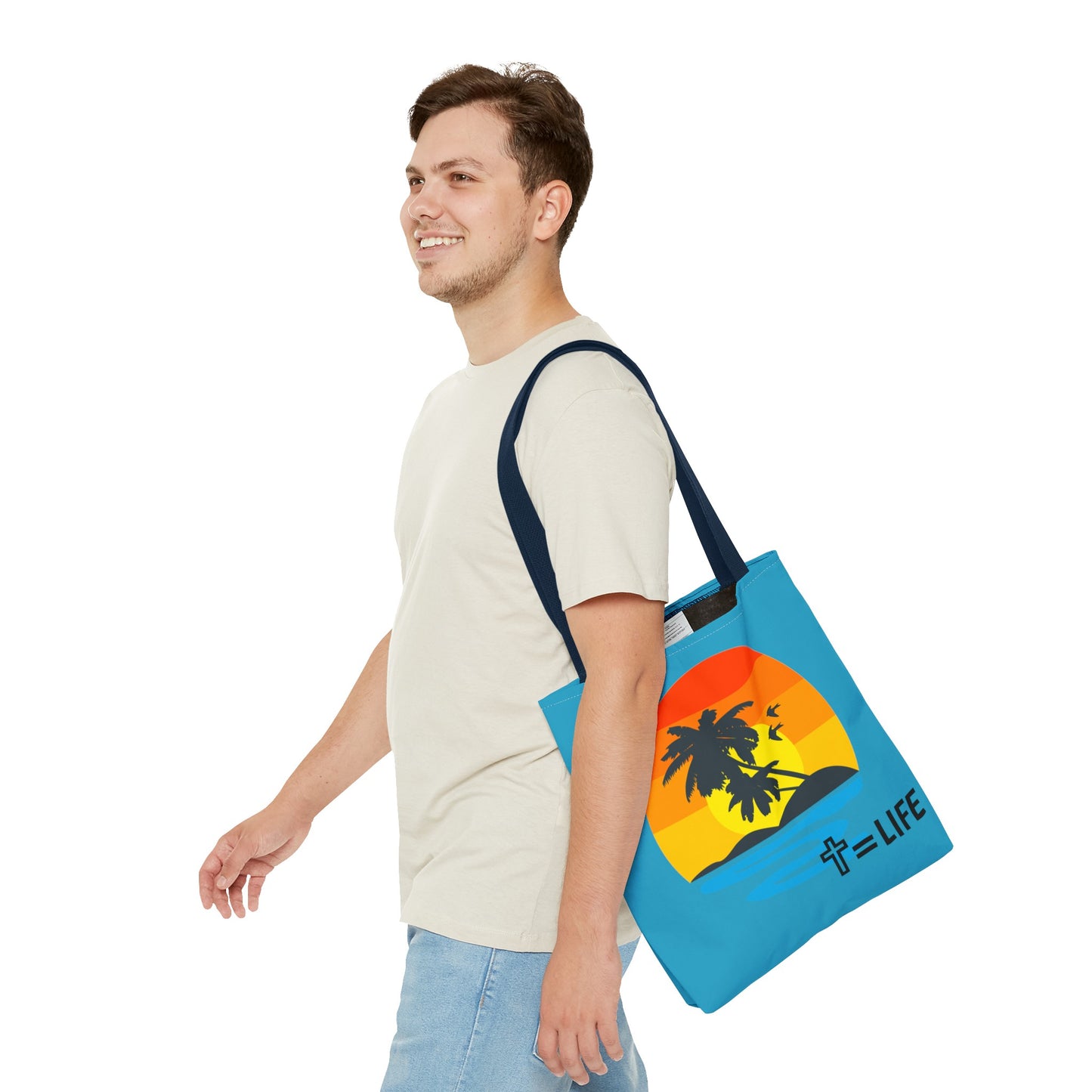 Cross Sunset Tote Bag