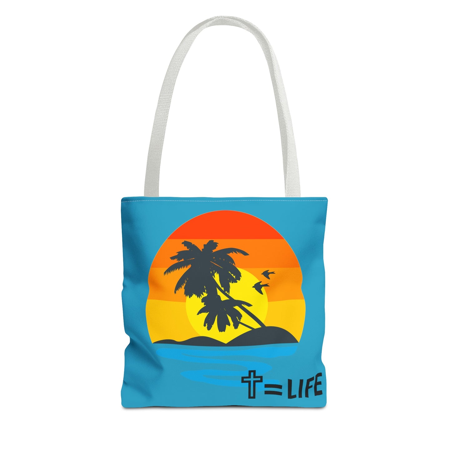 Cross Sunset Tote Bag
