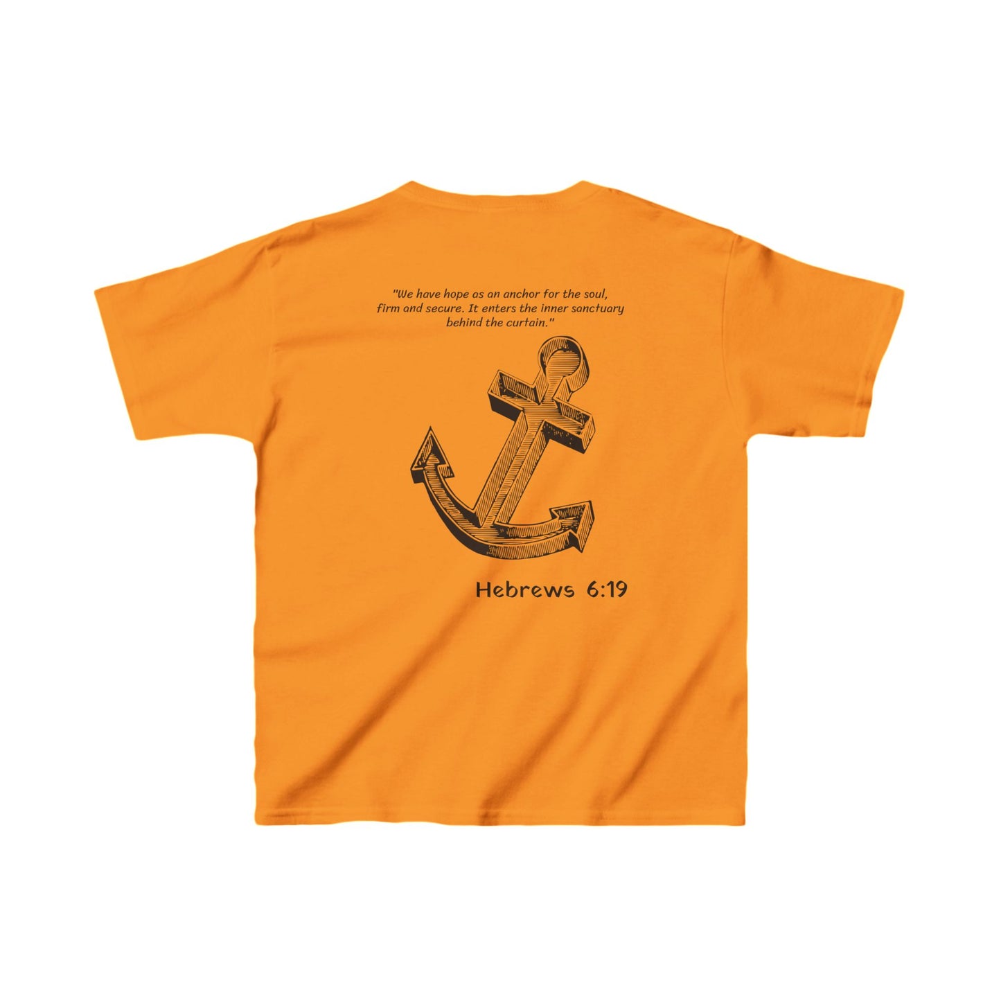 Kids "God is My Anchor" Heavy Cotton™ Tee
