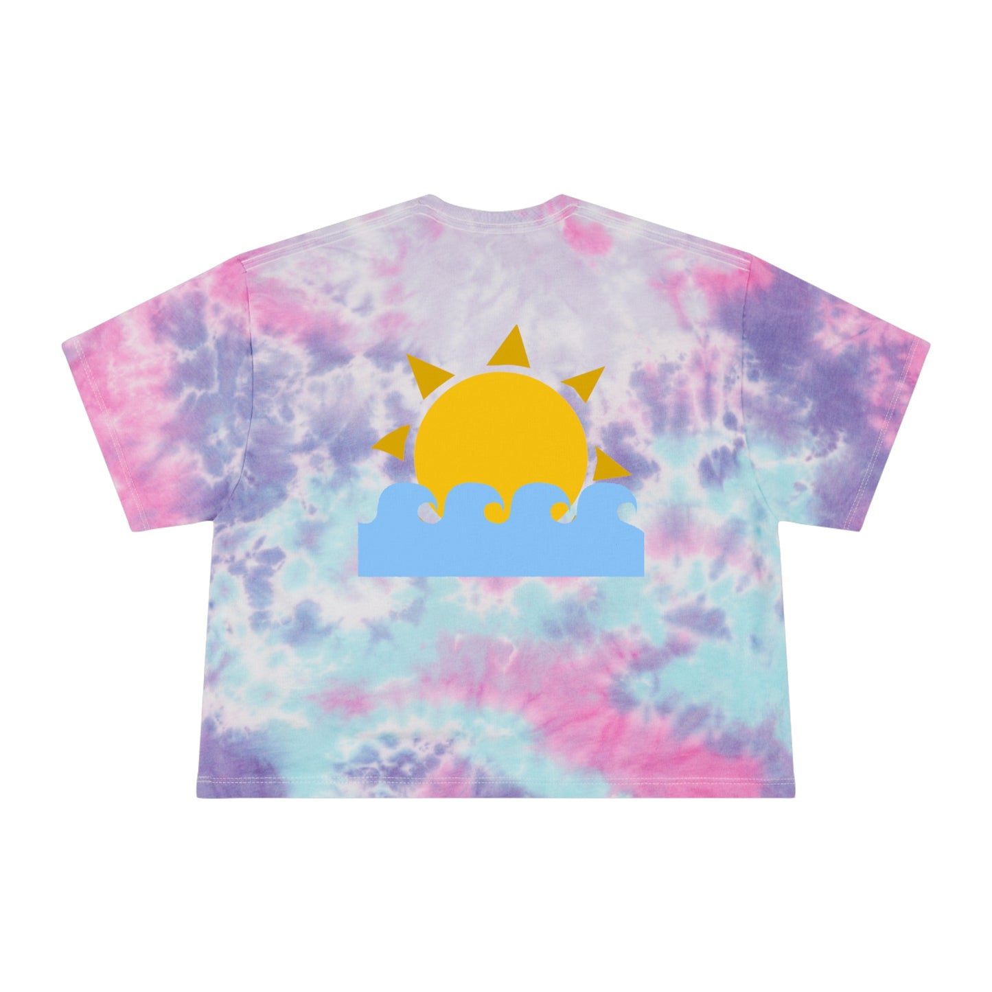 Women's Cross Tie-Dye Crop Tee
