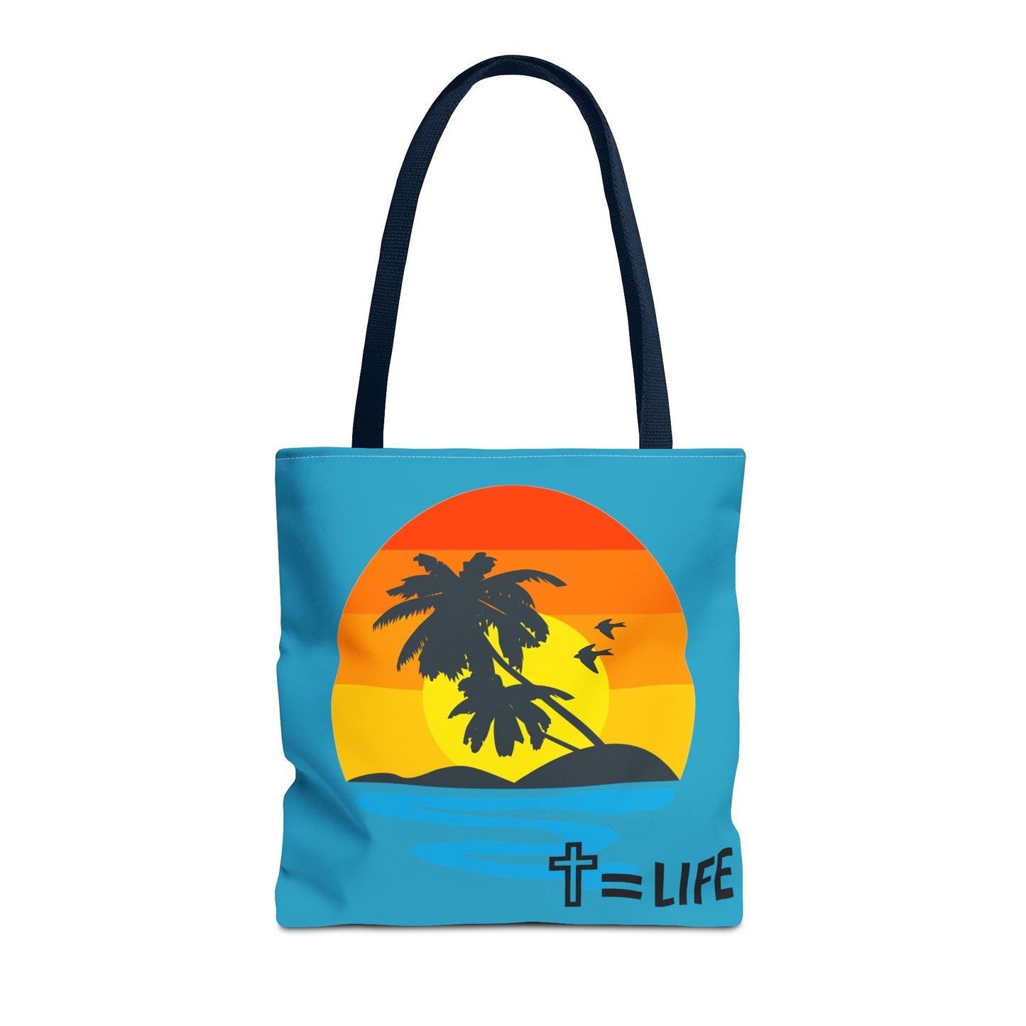 Cross Sunset Tote Bag