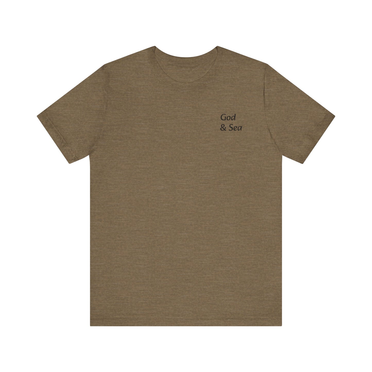 "God and Sea" Jersey Short Sleeve Tee Unisex