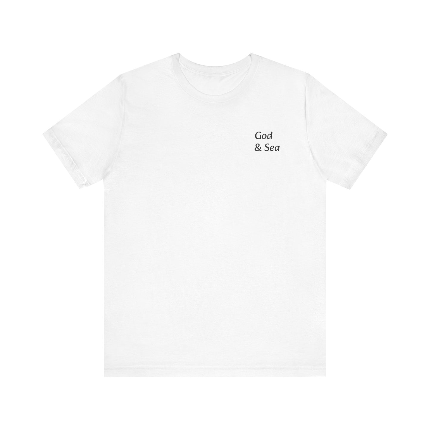 "God and Sea" Jersey Short Sleeve Tee Unisex