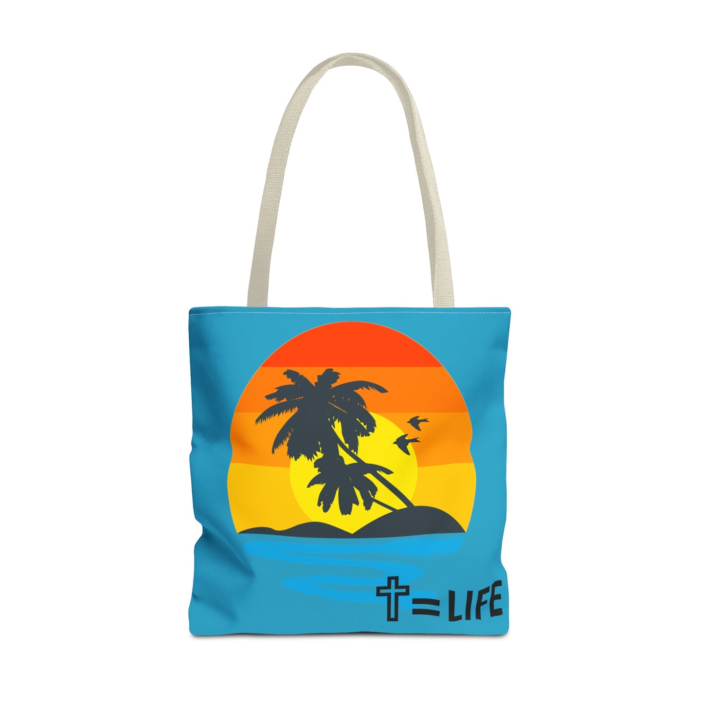 Cross Sunset Tote Bag