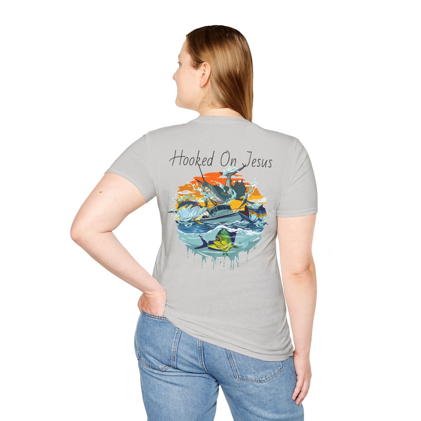 Hooked on Jesus T ( Unisex)