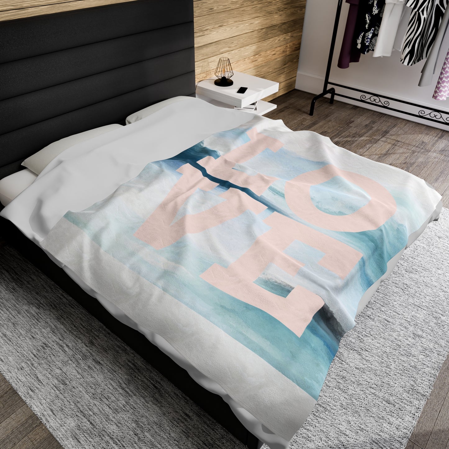 Cozy Cross Velveteen Plush Blanket
