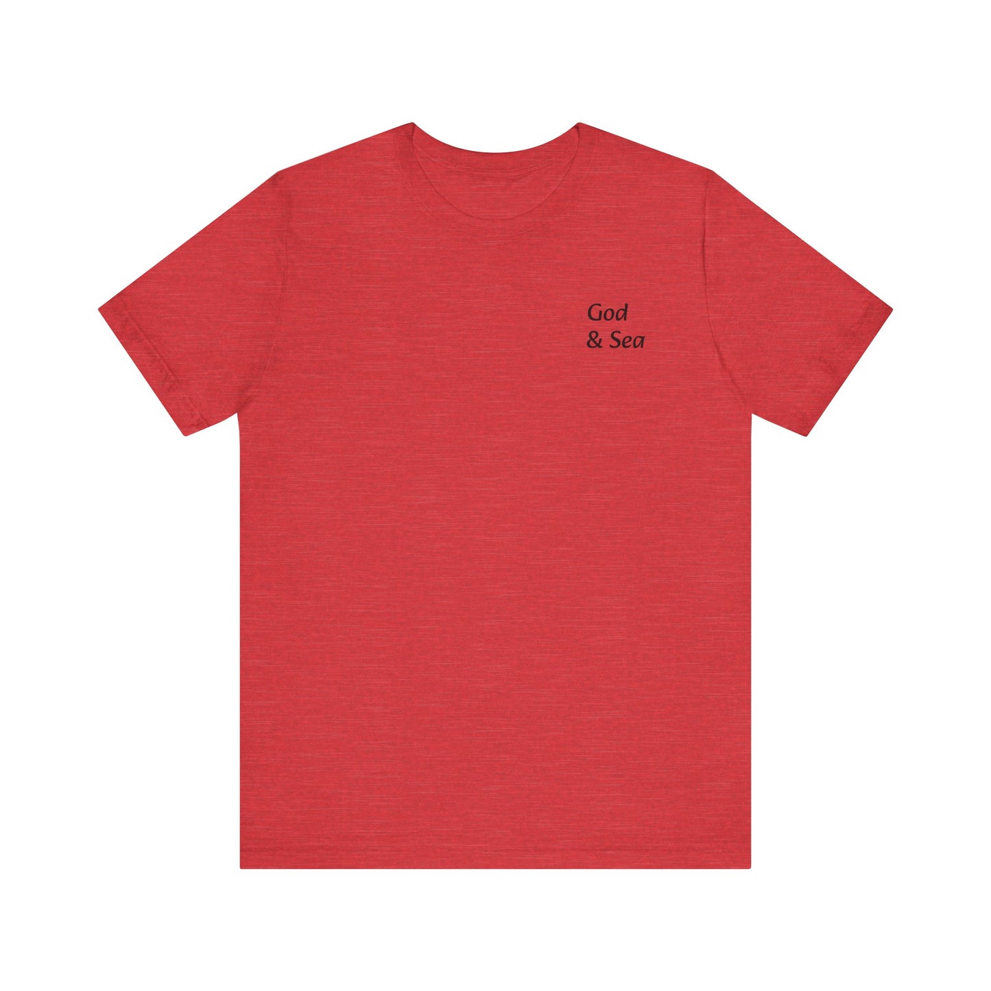 "God and Sea" Jersey Short Sleeve Tee Unisex