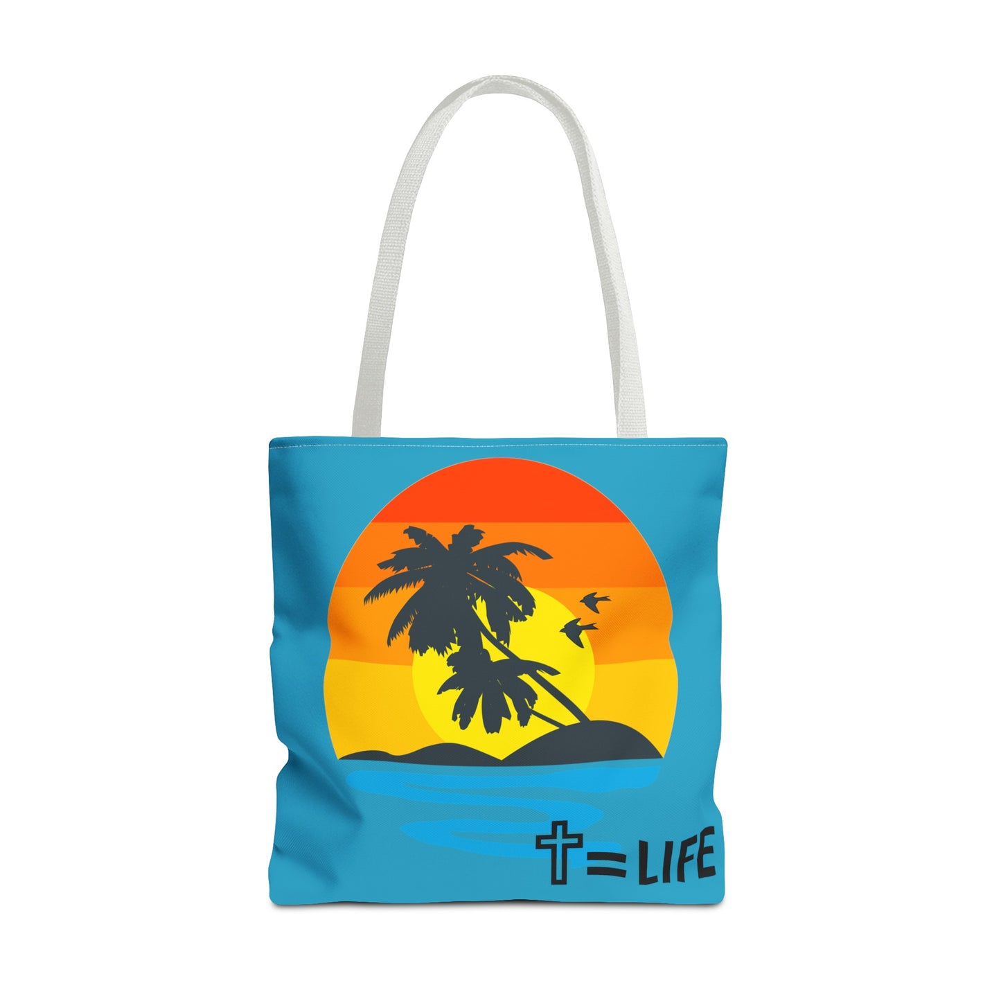 Cross Sunset Tote Bag