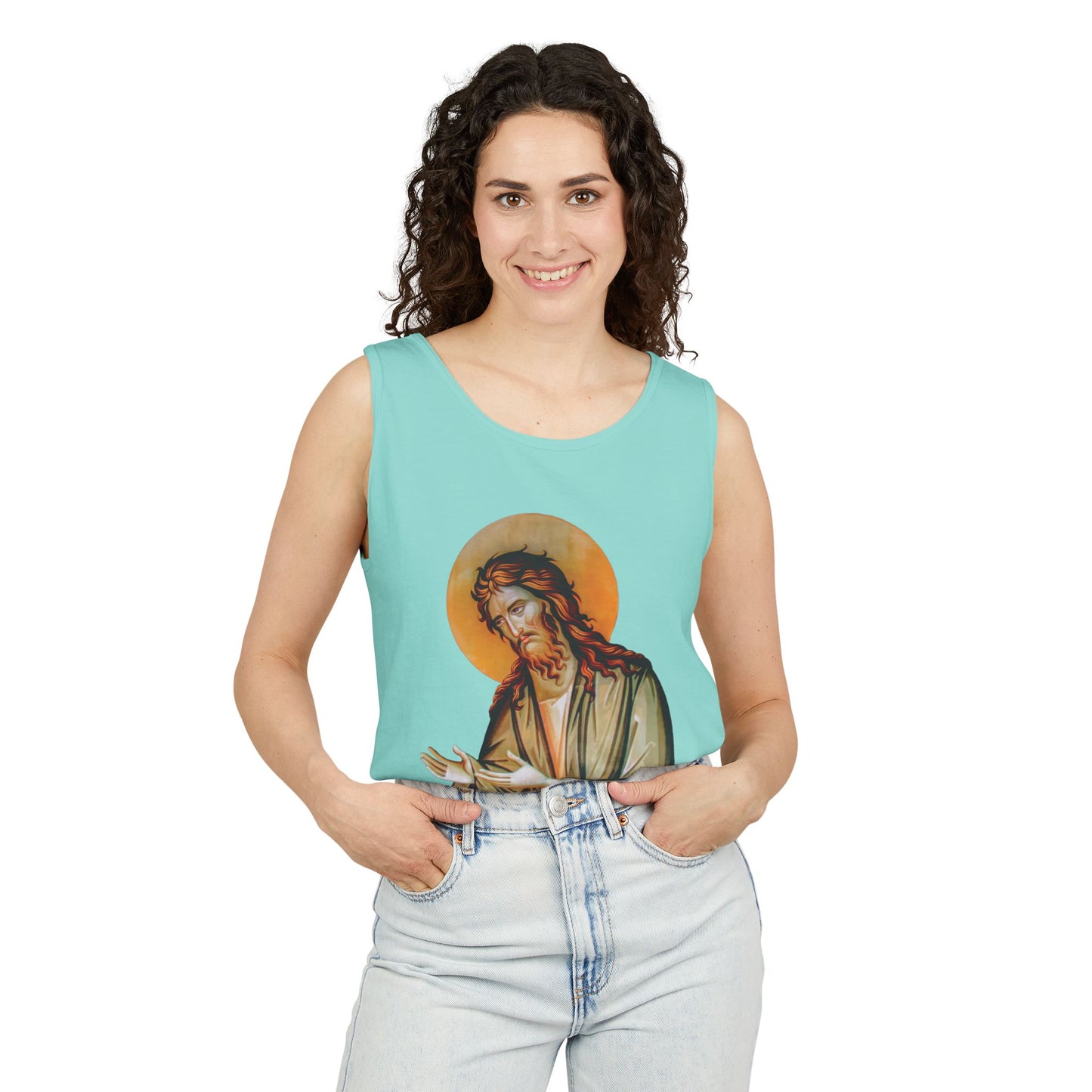 Unisex Faith Garment-Dyed Tank Top