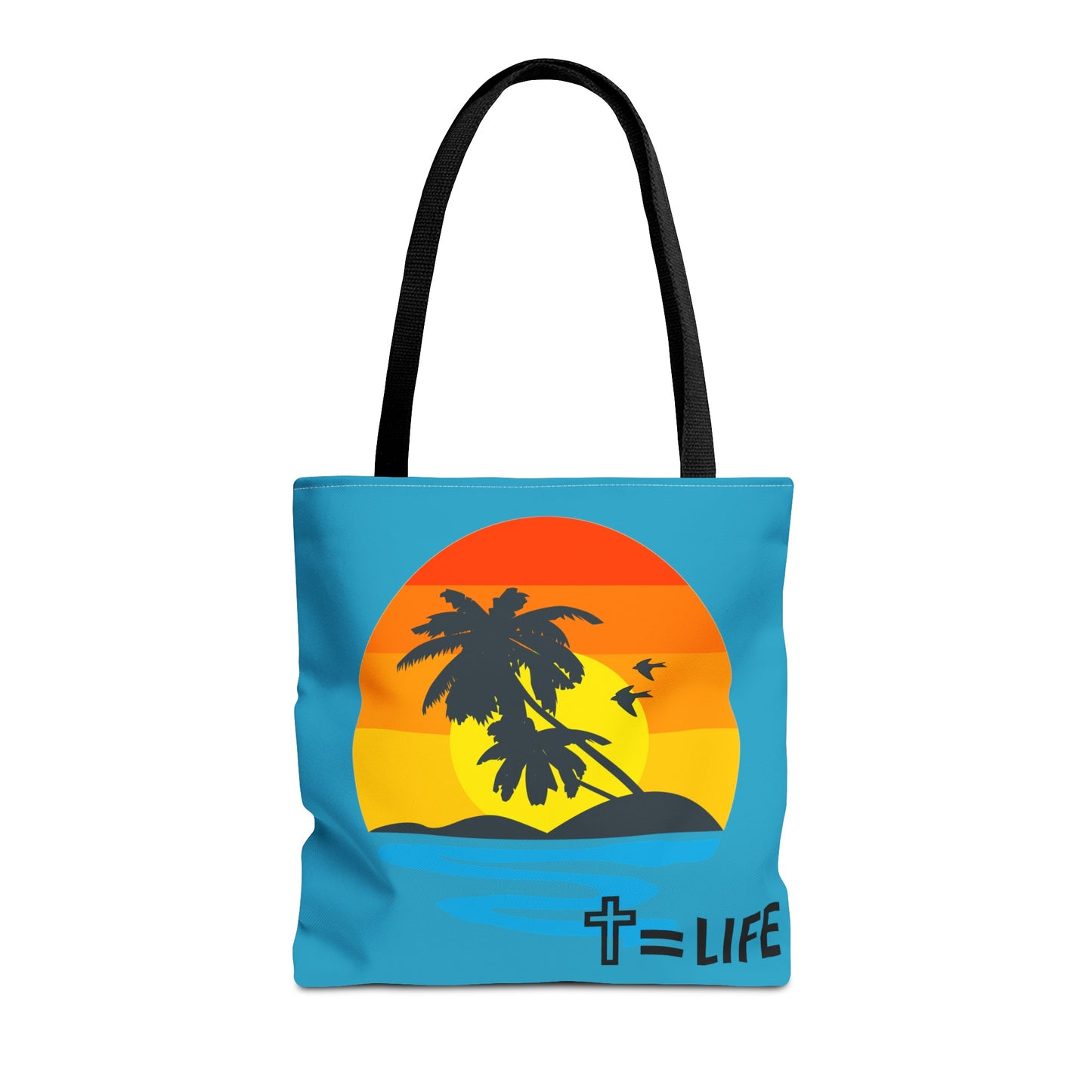 Cross Sunset Tote Bag