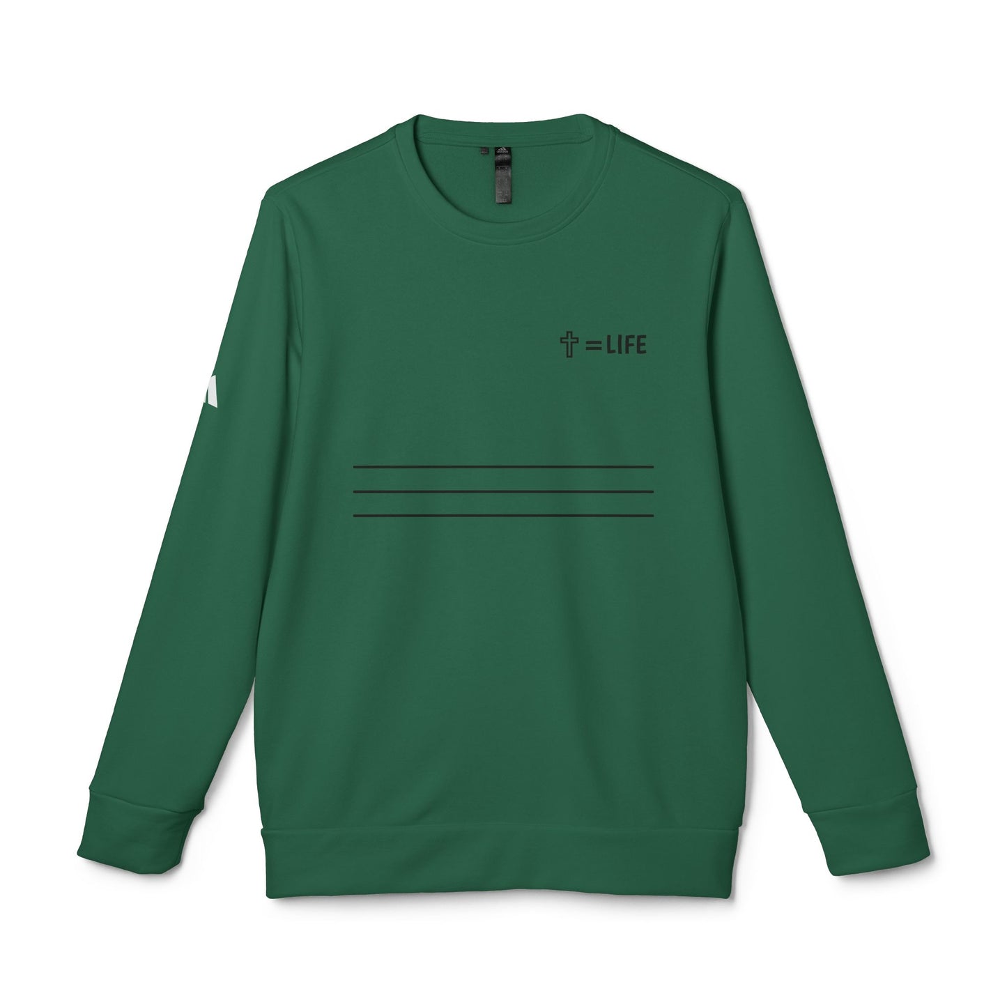 adidas® Unisex "Bread of Life" Fleece Crewneck Sweatshirt