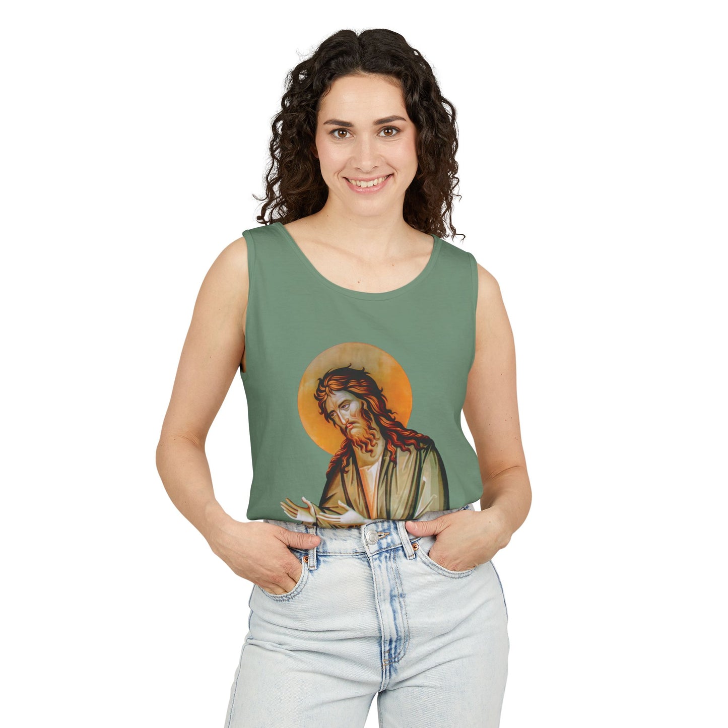 Unisex Faith Garment-Dyed Tank Top