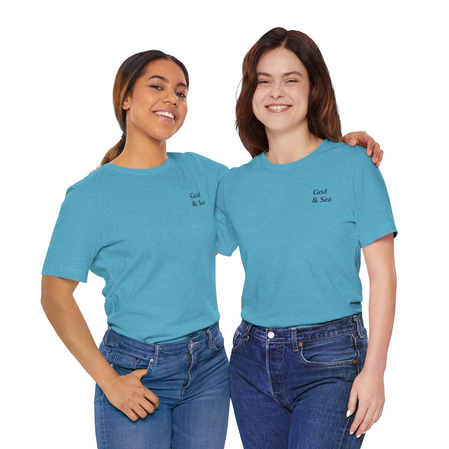 "God and Sea" Jersey Short Sleeve Tee Unisex