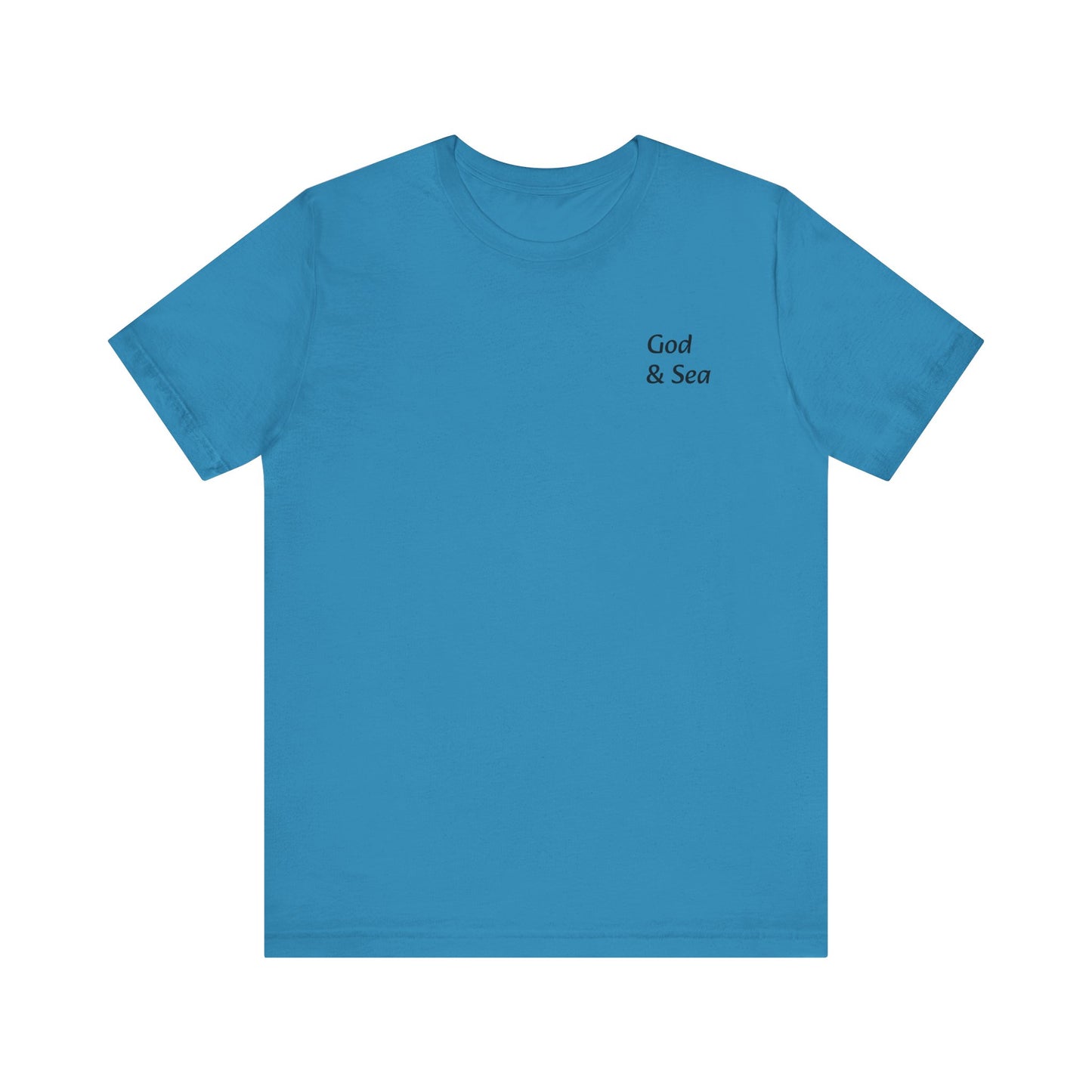 "God and Sea" Jersey Short Sleeve Tee Unisex