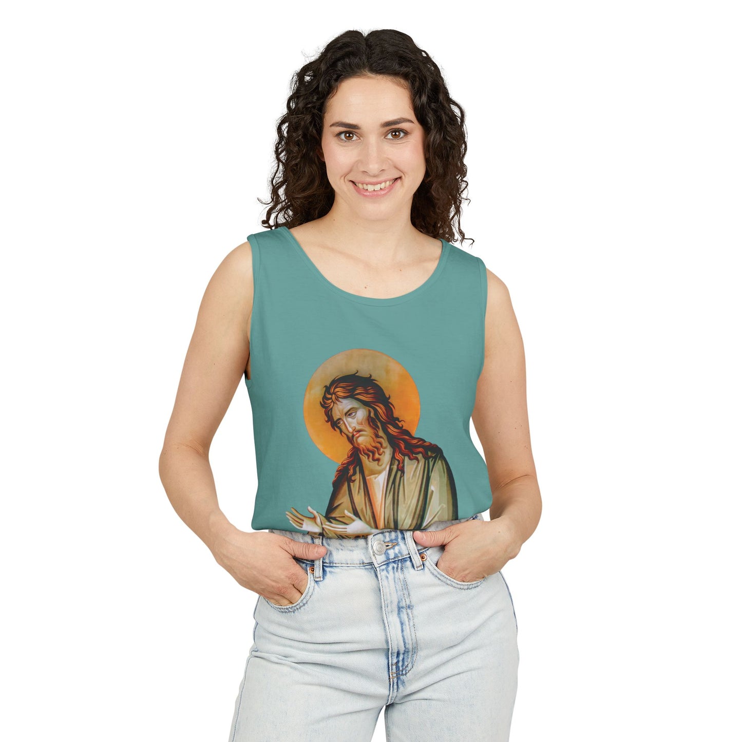 Unisex Faith Garment-Dyed Tank Top