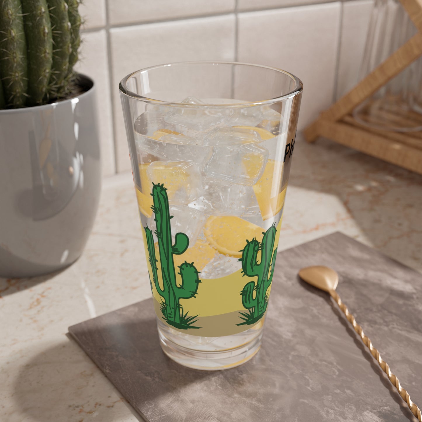 Philippians 4:13 Mixing Glass, 16oz
